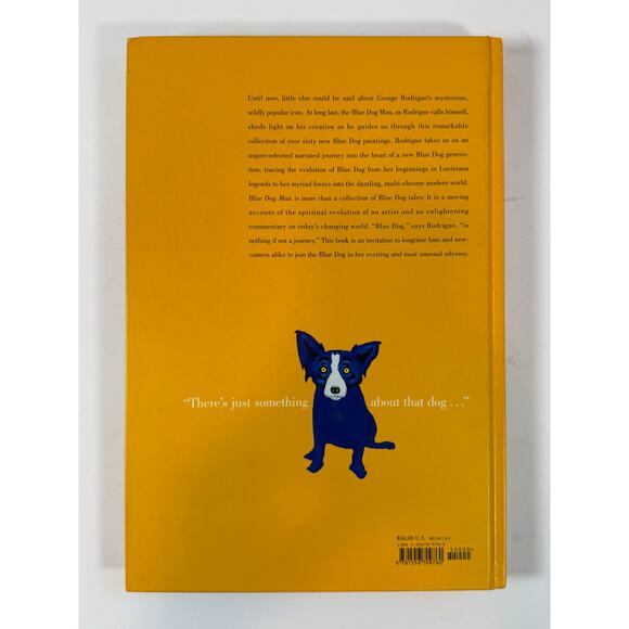 SIGNED George Rodrigue BLUE DOG MAN (1999) Hardcover First Printing Art Book - Picture 5 of 9